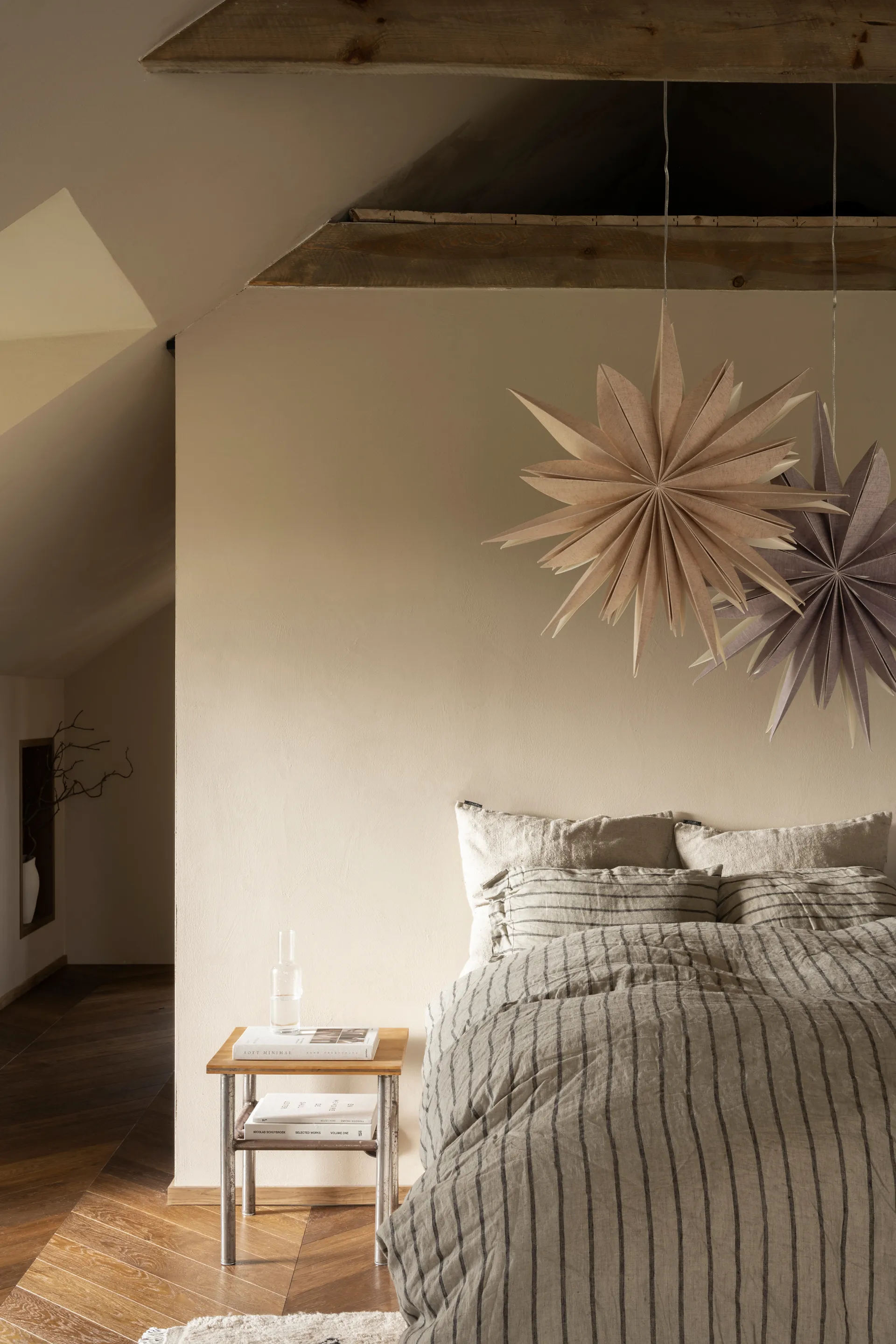 Fiona adventstjerne Ø 65 cm, Natural Watt & Veke