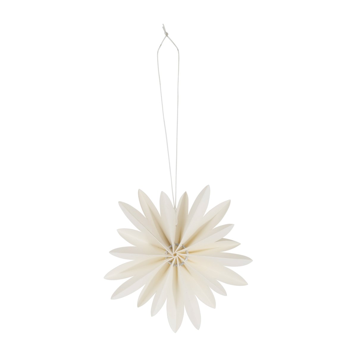 Watt & Veke Flower juletrepynt Ø 10 cm Hvit