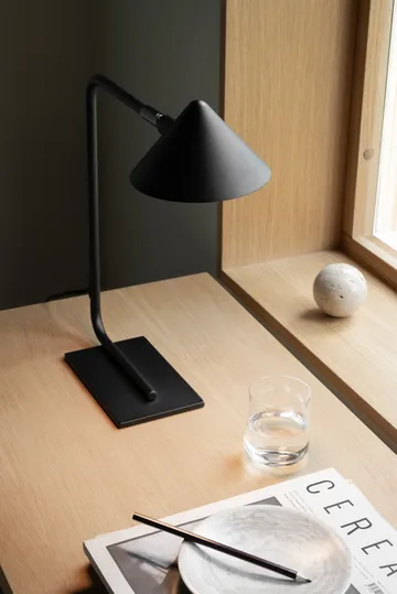 Kuro bordlampe - Black, Ø14x40 cm - Watt & Veke