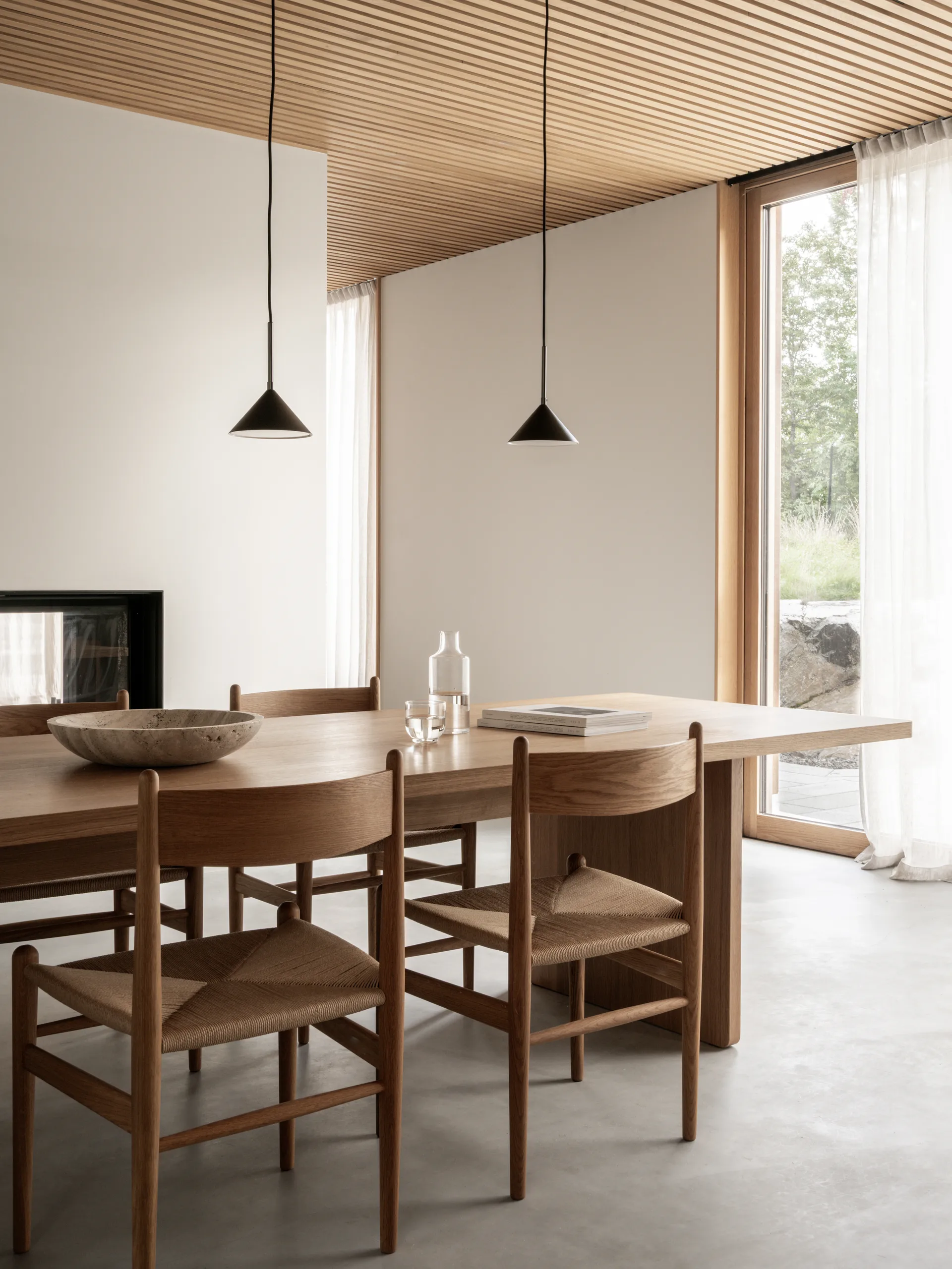 Kuro pendel, Black, Ø17x9 cm Watt & Veke