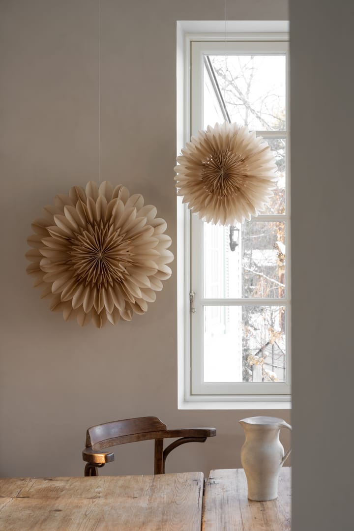 Lotus adventsstjerne Ø 44 cm, Beige Watt & Veke