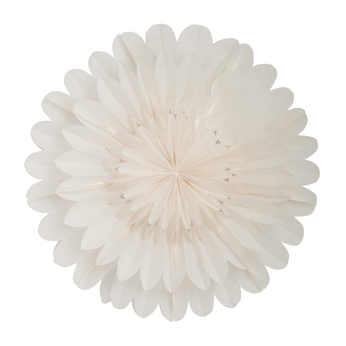 Watt & Veke Lotus adventsstjerne 60 cm Hvit | Skandinavisk Design | Hvit