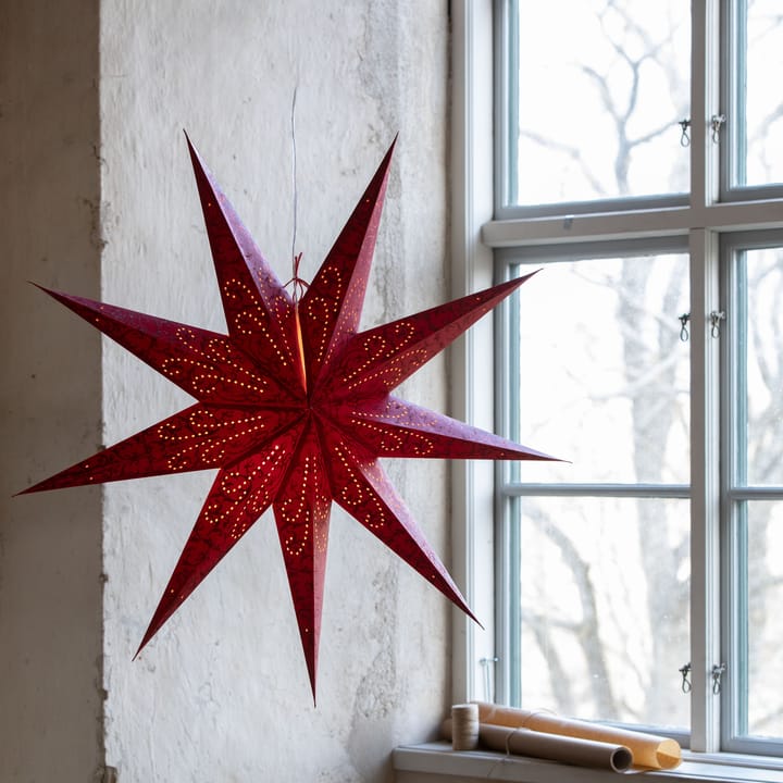 Ludwig stjerne rød-rød - Ø80 cm - Watt & Veke