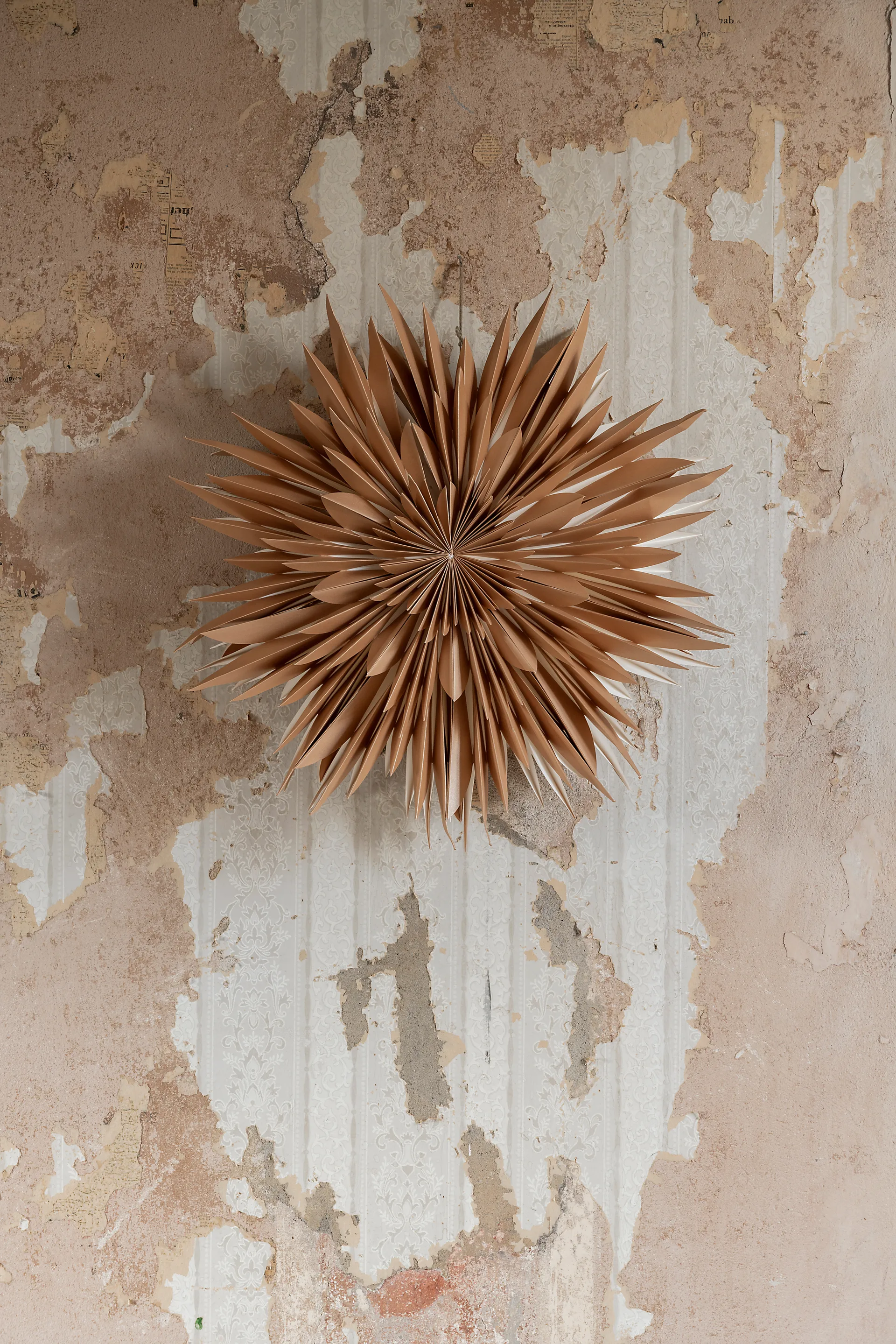 Maja adventsstjerne Ø60 cm, Guld Watt & Veke