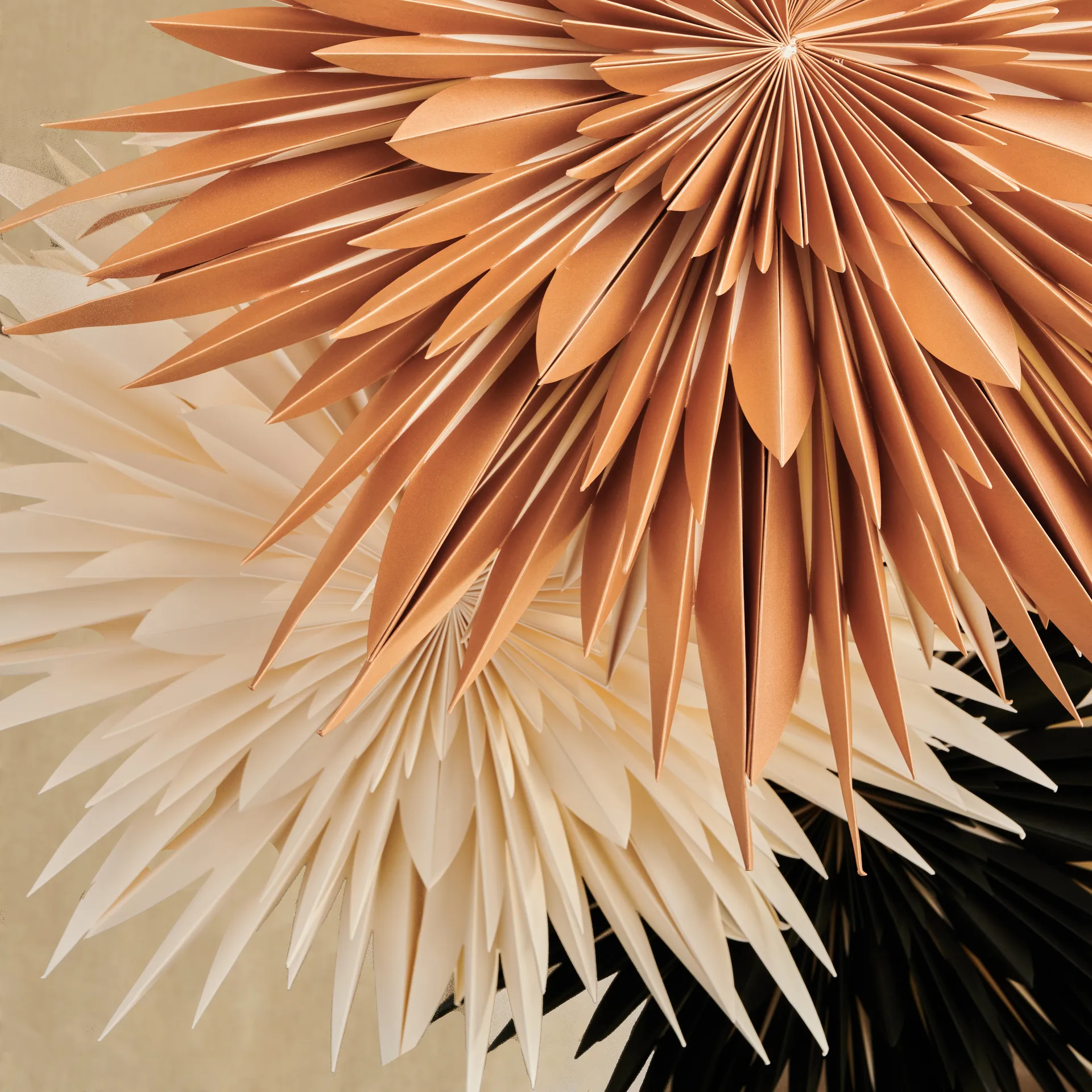 Maja adventsstjerne Ø60 cm, Svart Watt & Veke