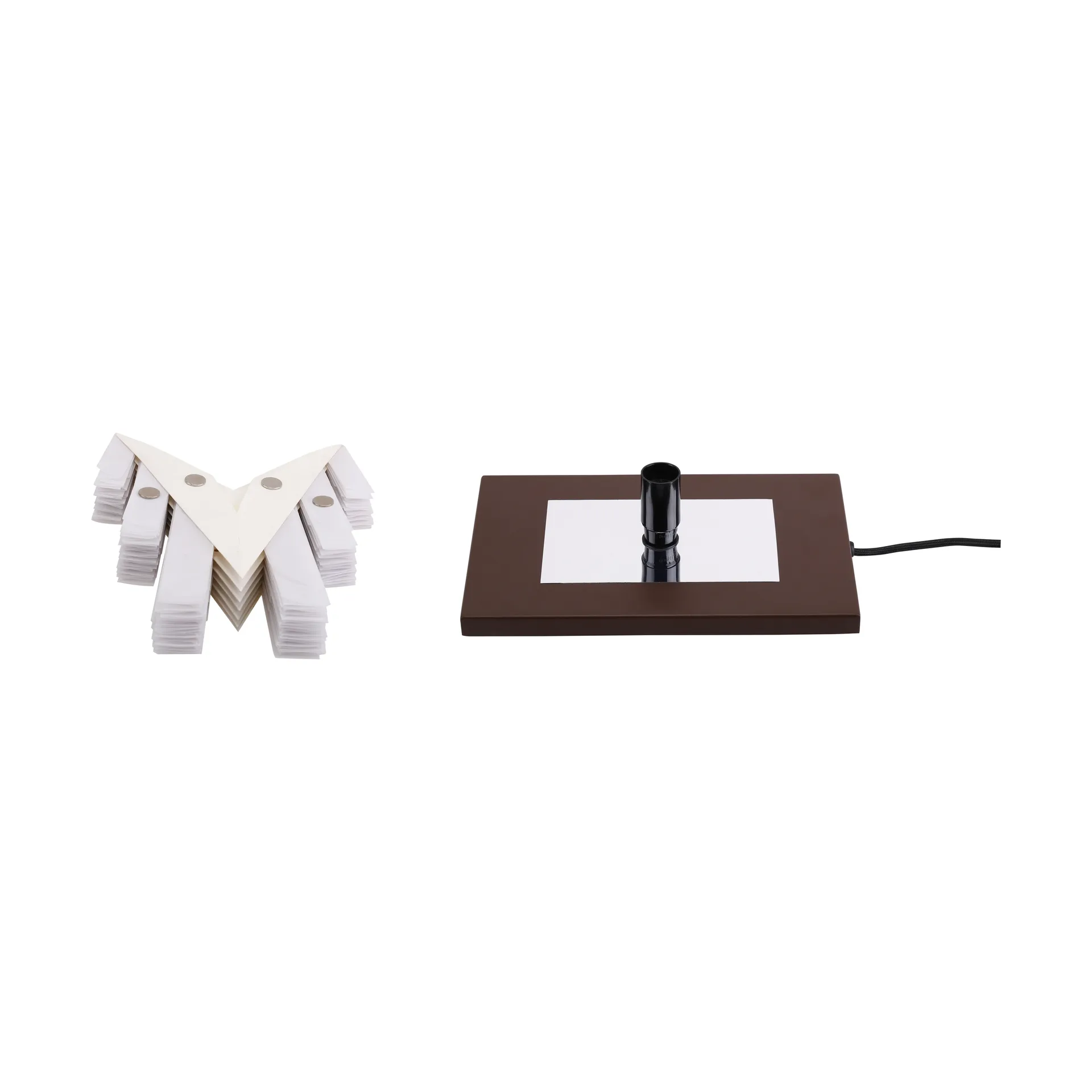 Mezza Snøblomma bordstjerne, White-coffee Watt & Veke