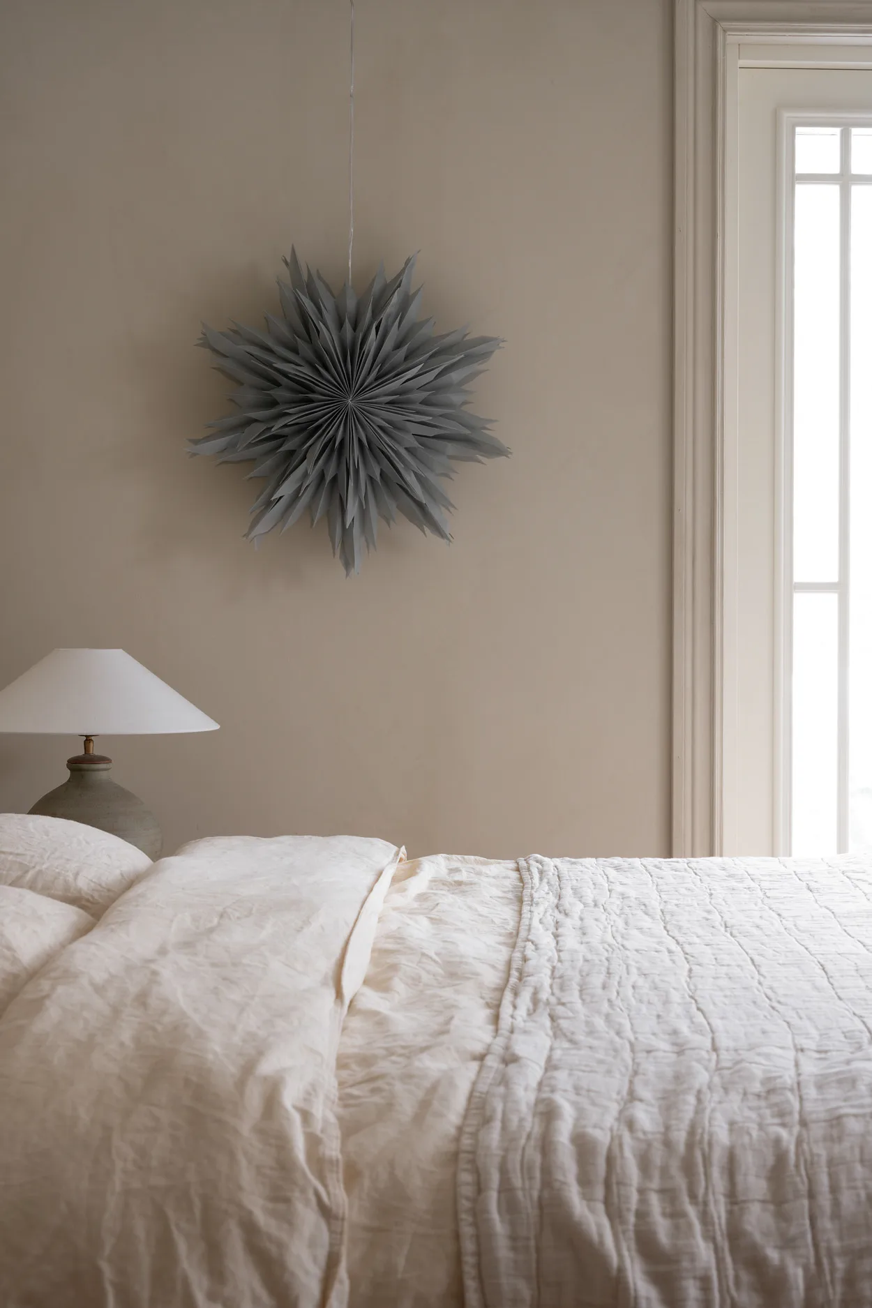 Oslo julestjerne Ø60 cm, Grå Watt & Veke