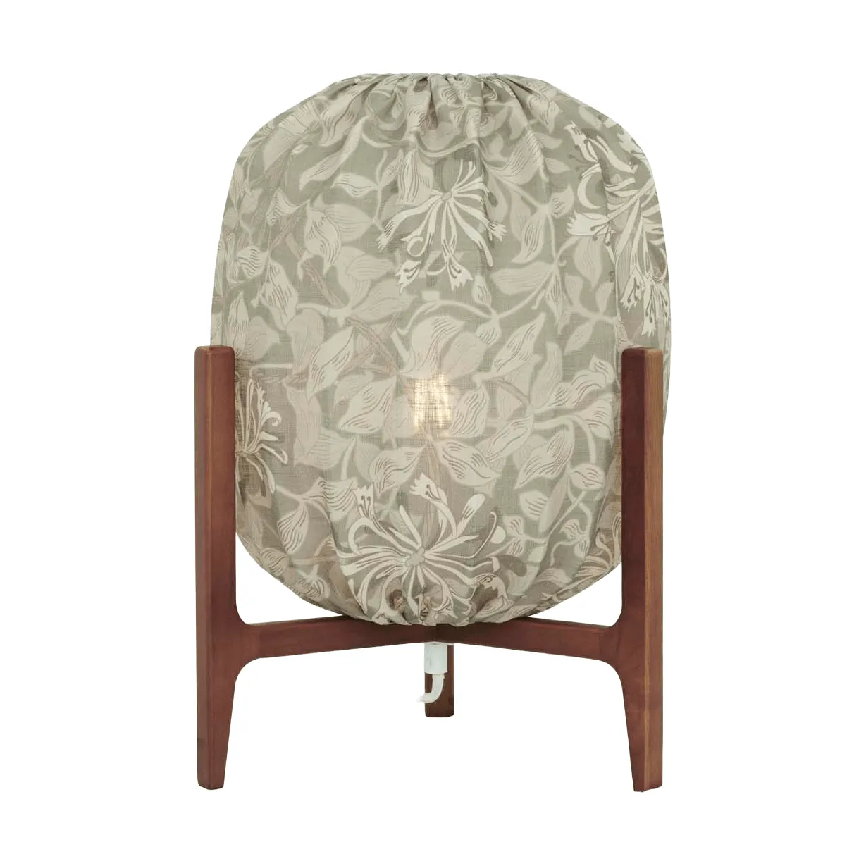 Prisma bordlampe, Dark ash-Honeysuckle beige, Ø27x42 cm Watt & Veke