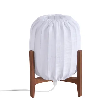 Prisma bordlampe - Dark ash-White, Mini Ø16x24,3 cm - Watt & Veke