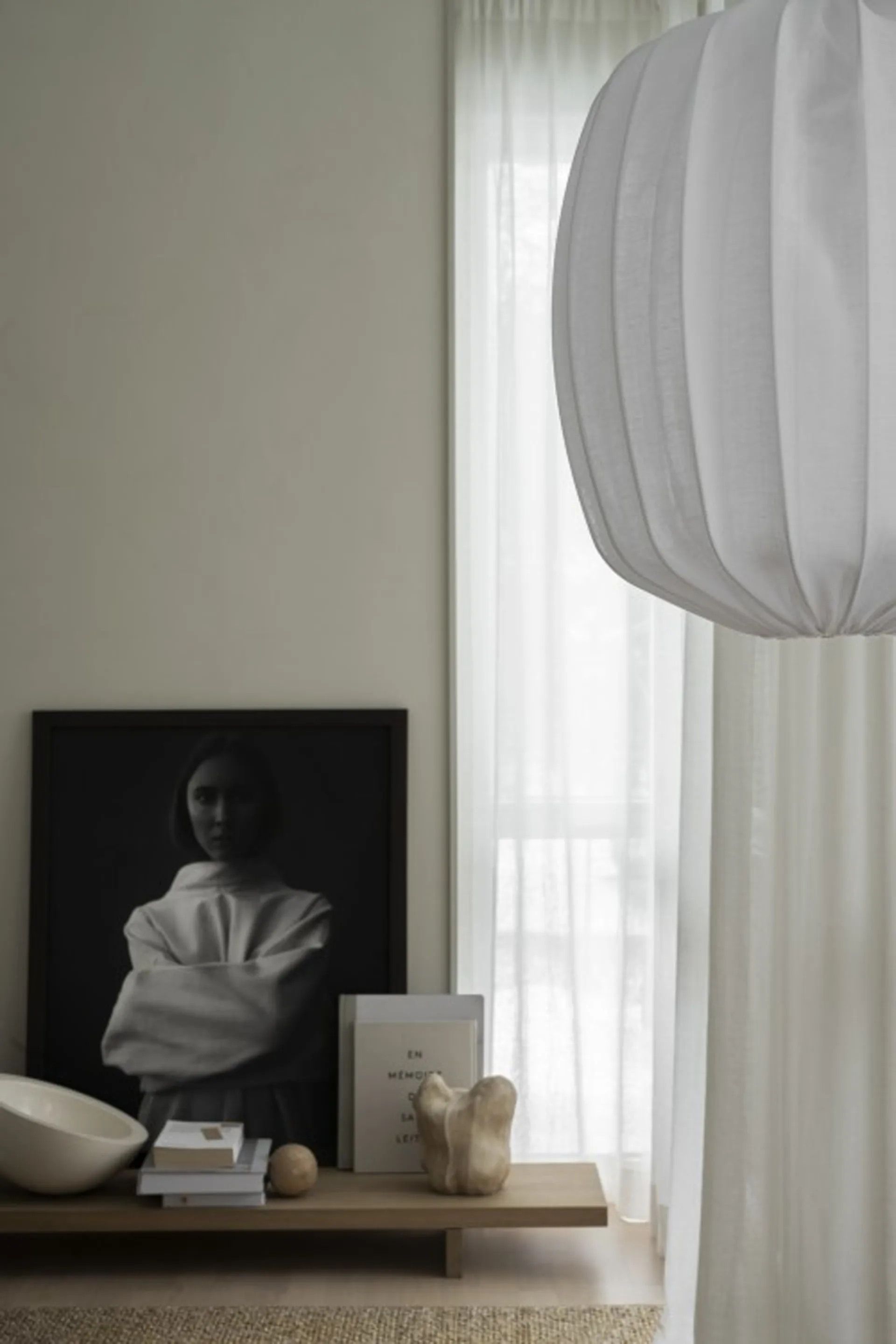 Prisma lampeskjerm Ø45 cm lin, White Watt & Veke