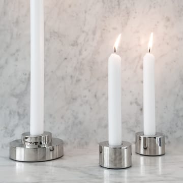 REX lysestake Ø9 cm - Blank krom - Watt & Veke