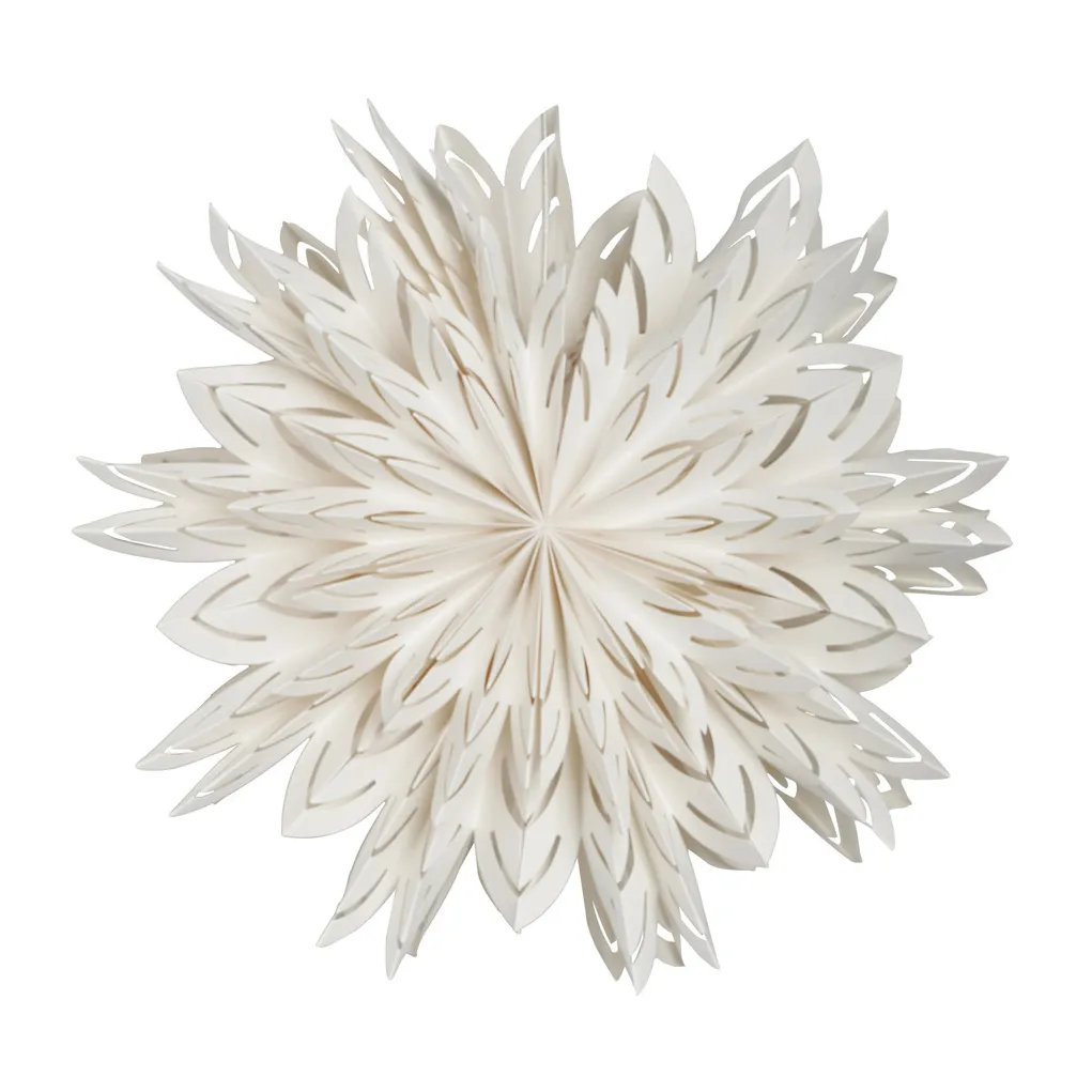 Siv adventsstjerne Ø 60 cm, Hvit Watt & Veke