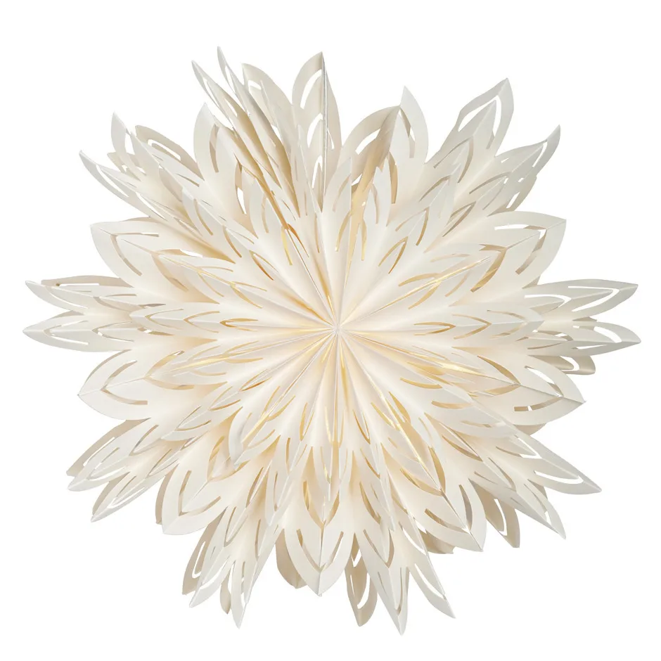 Siv adventsstjerne Ø 60 cm, Hvit Watt & Veke