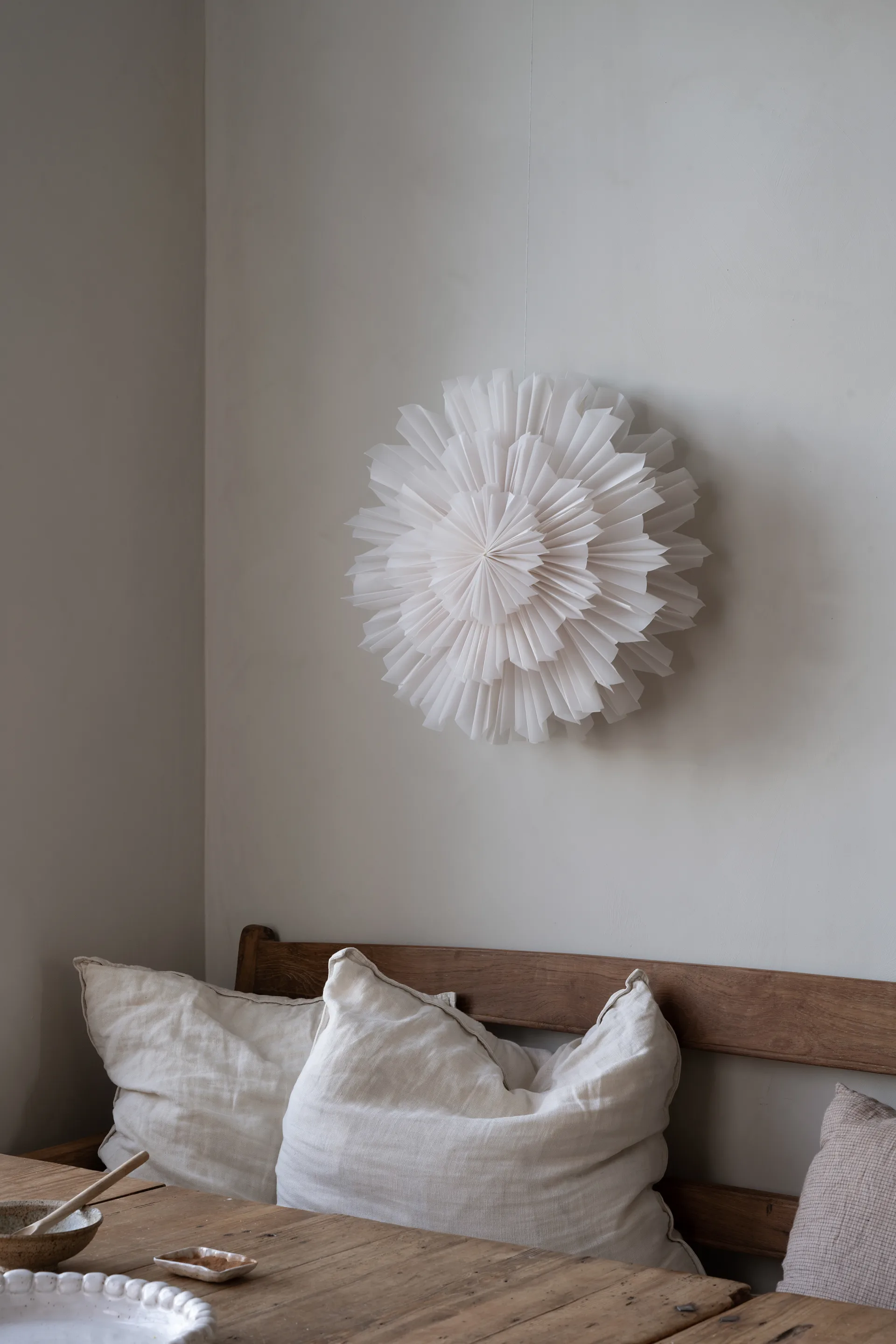 Snöblomma adventsstjerne, Ø44 cm Watt & Veke