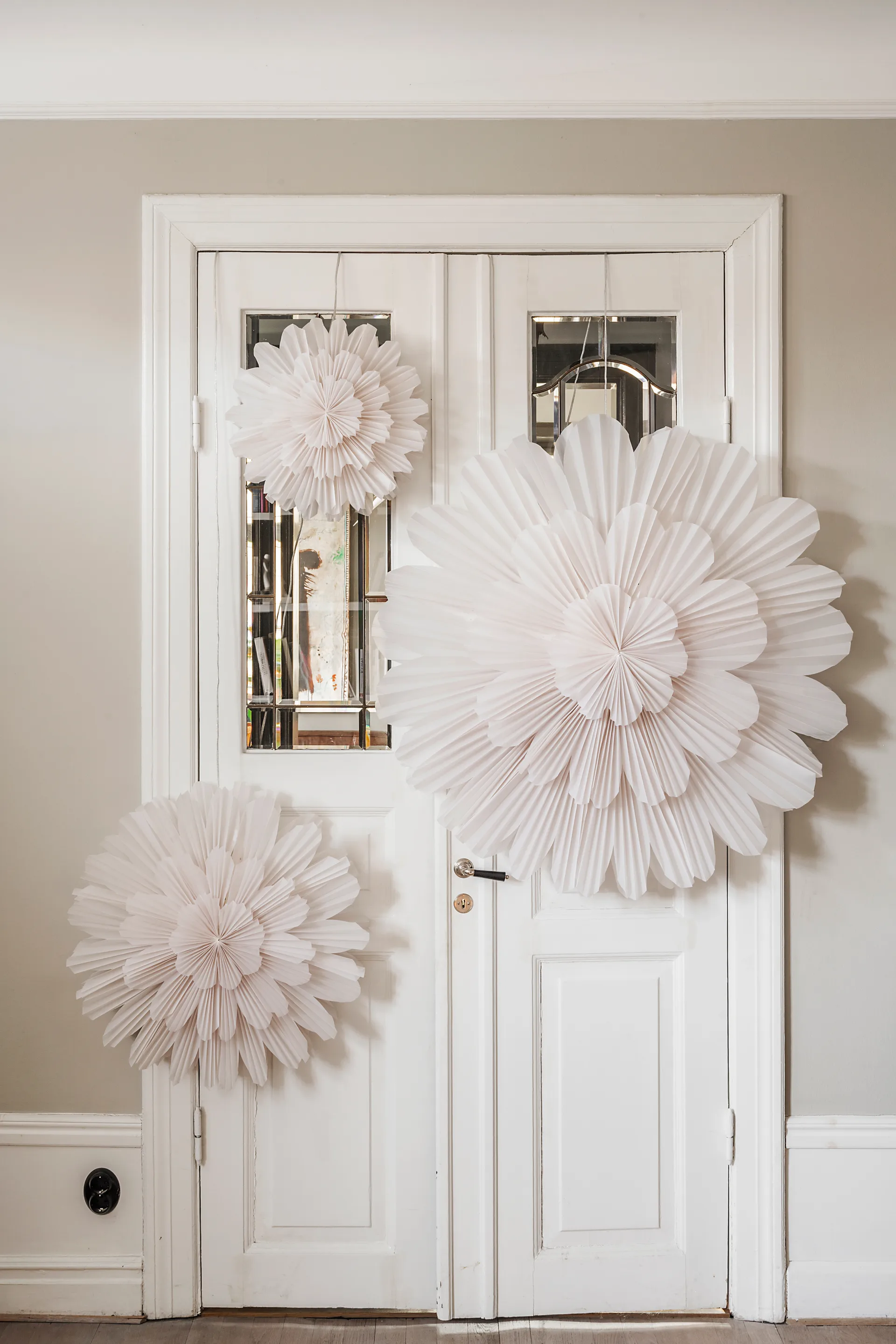 Snöblomma adventsstjerne, Ø44 cm Watt & Veke