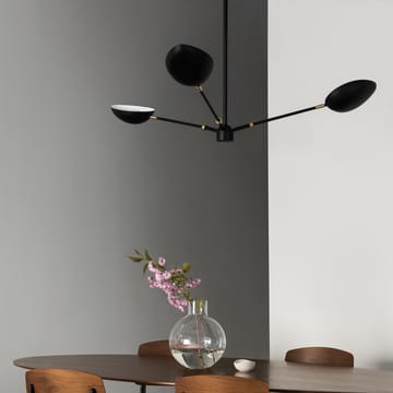 Spoon takpendel - matt svart, messing - Watt & Veke