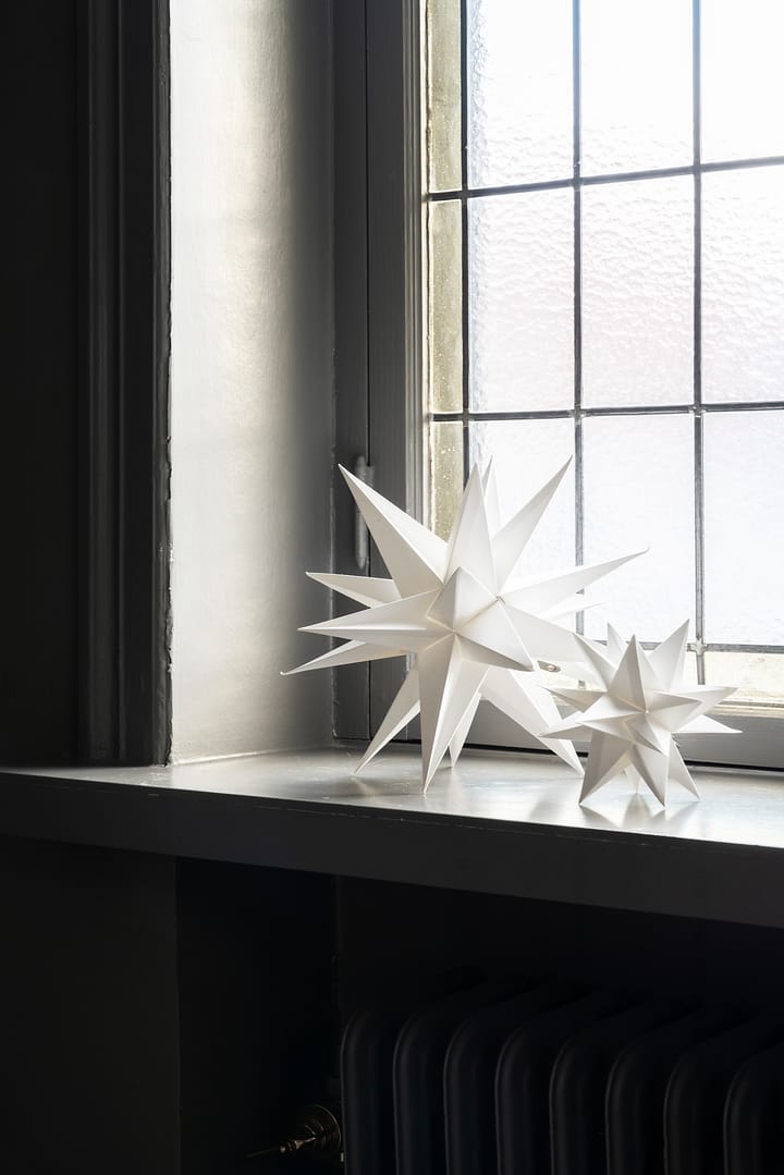 Sputnik adventsstjerne Ø 15 cm, Hvit Watt & Veke