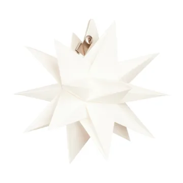 Sputnik adventsstjerne Ø 15 cm - Hvit - Watt & Veke
