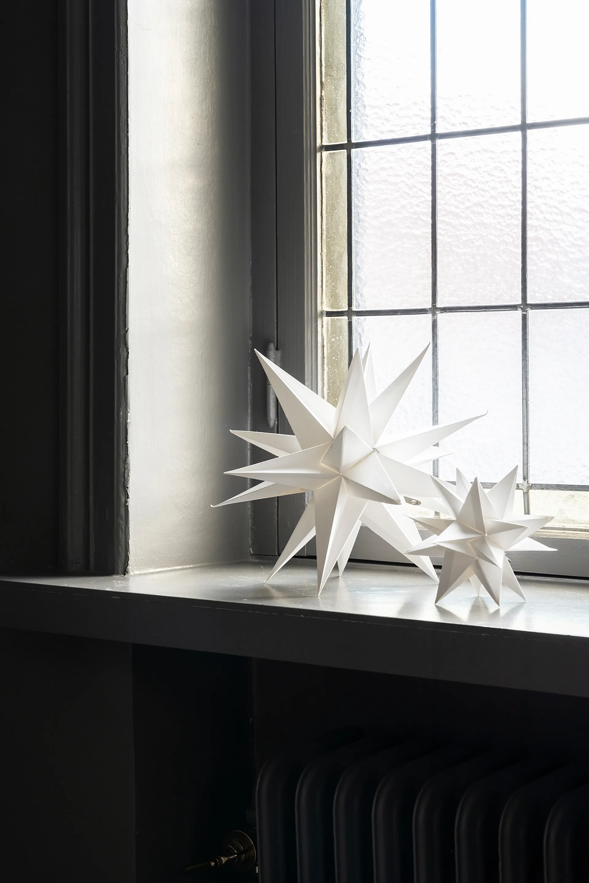 Sputnik adventsstjerne Ø 30 cm, Hvit Watt & Veke