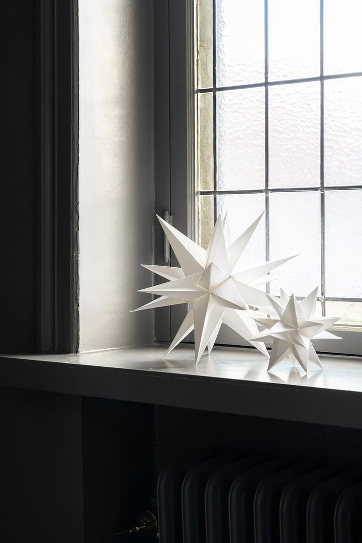 Sputnik adventsstjerne Ø 30 cm, Hvit Watt & Veke