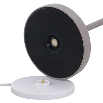 Teya bordlampe portabel - Warm grey, Ø15x26 cm - Watt & Veke