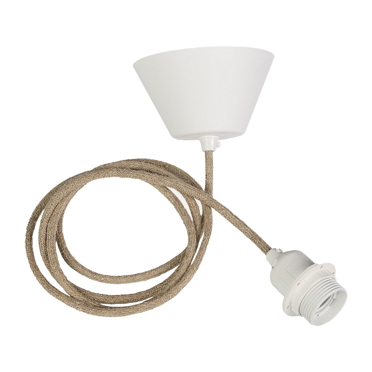 Watt & Veke takoppheng tekstil Natur | Skandinavisk Design | Lampeoppheng & Lampeledninger | Beige