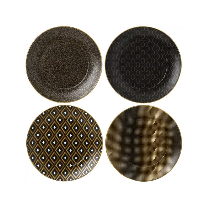 Arris tallerken 4-stk., accent Wedgwood