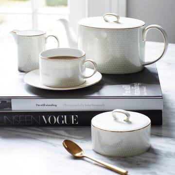 Arris tekopp med skål - Hvit - Wedgwood