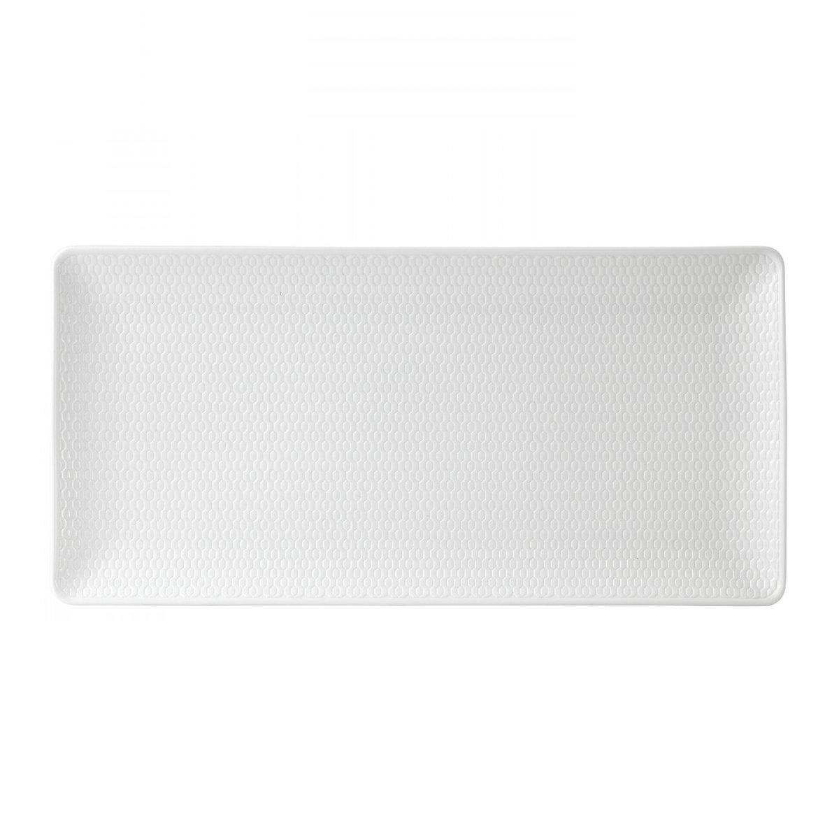 Wedgwood - Gio rektangulært serveringsfat 32 cm hvit