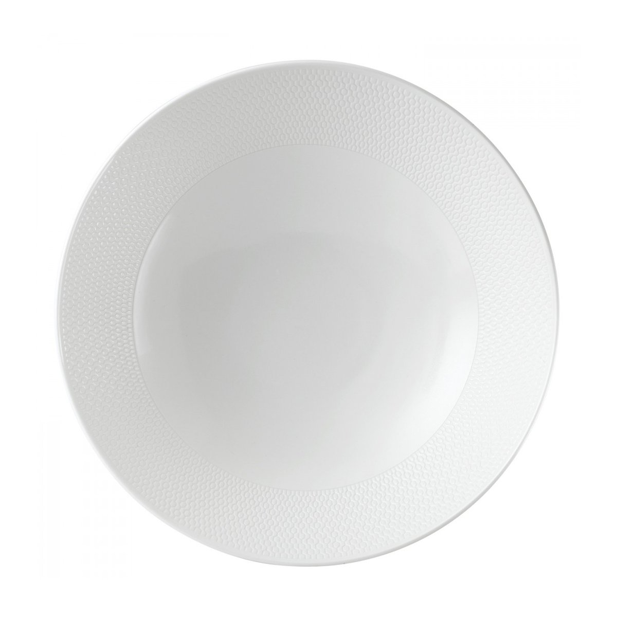 Wedgwood Gio serveringskål 28 cm hvit | Skandinavisk Design | Serveringsskåler | Hvit