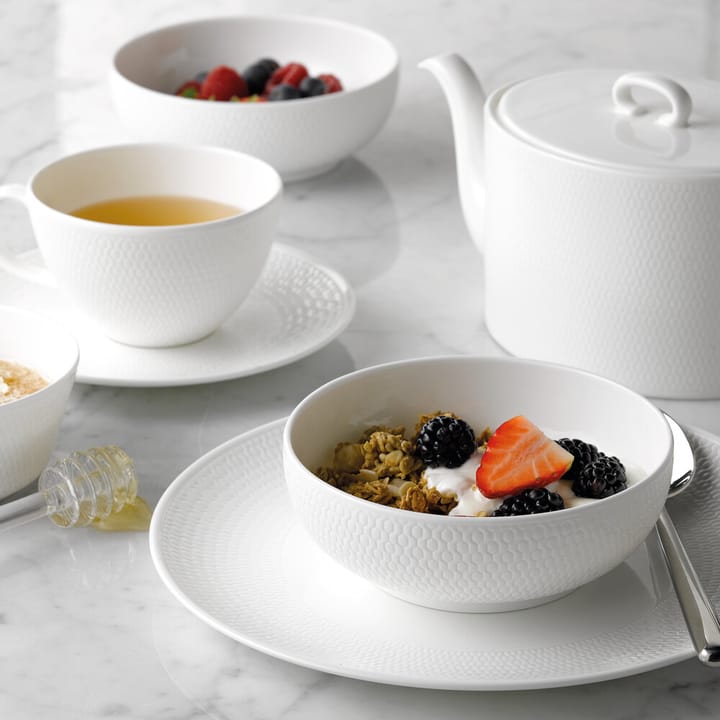 Gio tallerken hvit, Ø 17 cm Wedgwood