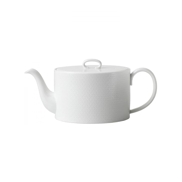 Gio tekanne, hvit Wedgwood