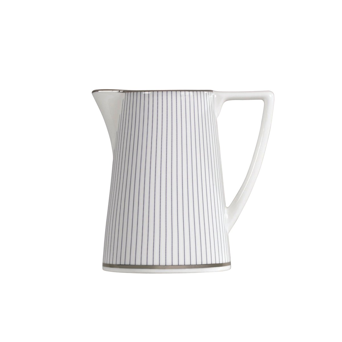 Wedgwood Pin Stripe melkekanne 20 cl Hvit