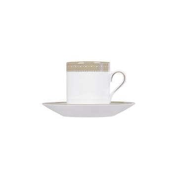 Vera Wang Lace Gold skål til kaffekopp - hvit - Wedgwood