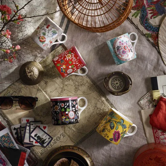 Wonderlust kopp liten, rococo flowers Wedgwood