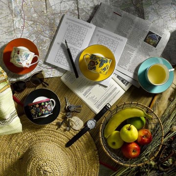 Wonderlust kopp med fat - yellow tonquin - Wedgwood