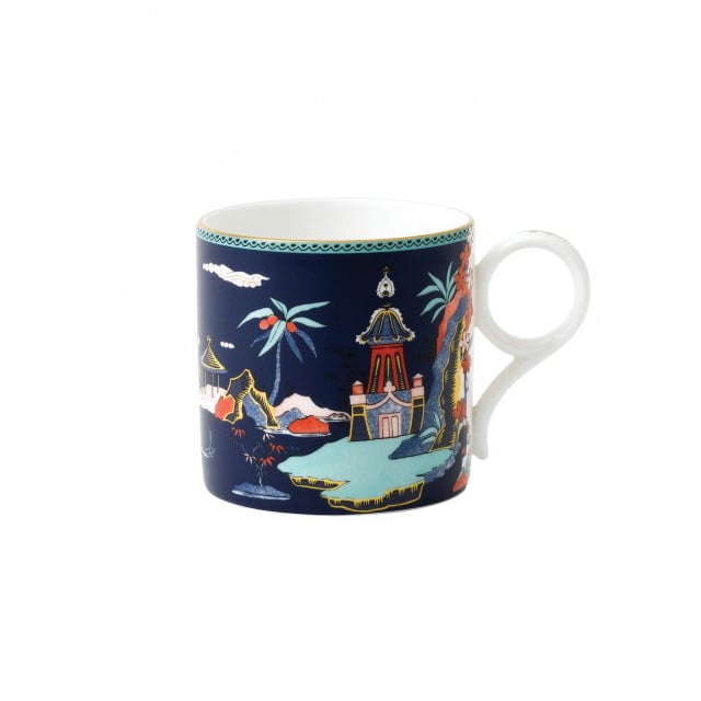 Wedgwood Wonderlust kopp stor blue pagoda