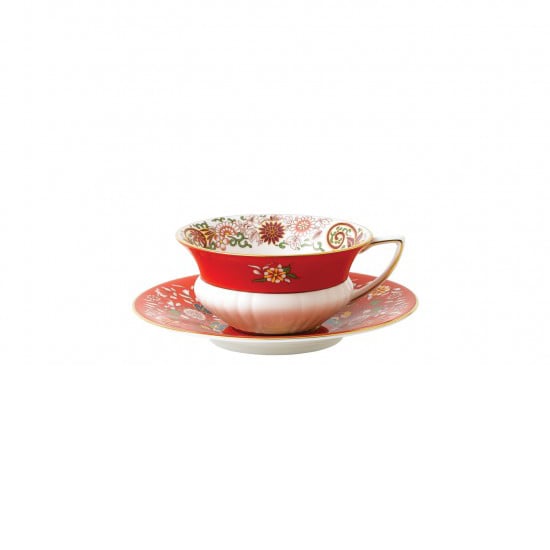 Wedgwood - Wonderlust tekopp & asjett crimson orient