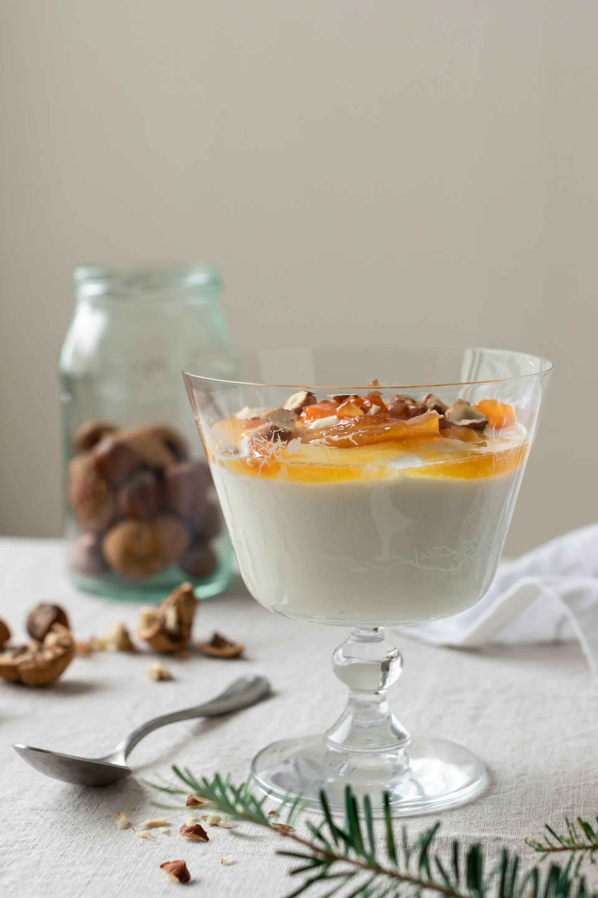 Alv dessertskål glass, Klar Wik & Walsøe