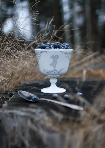 Alv dessertskål på fot Ø 11 cm - Sølv - Wik & Walsøe