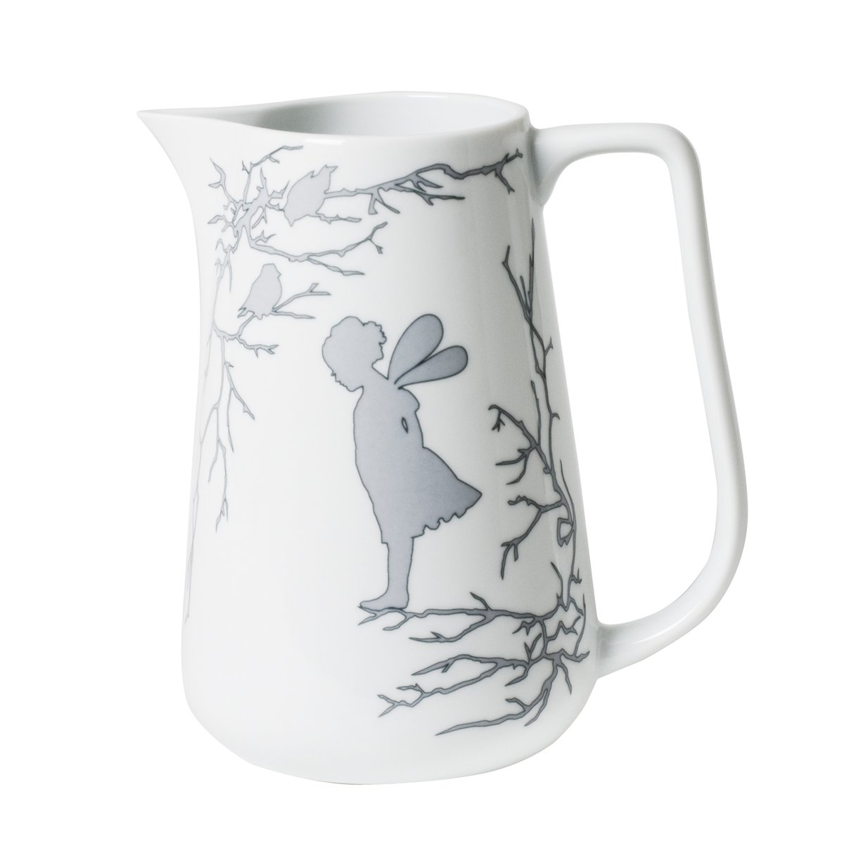 Wik & Walse Alv kanne 1,5 l | Skandinavisk Design | Fløtemugger | Hvit
