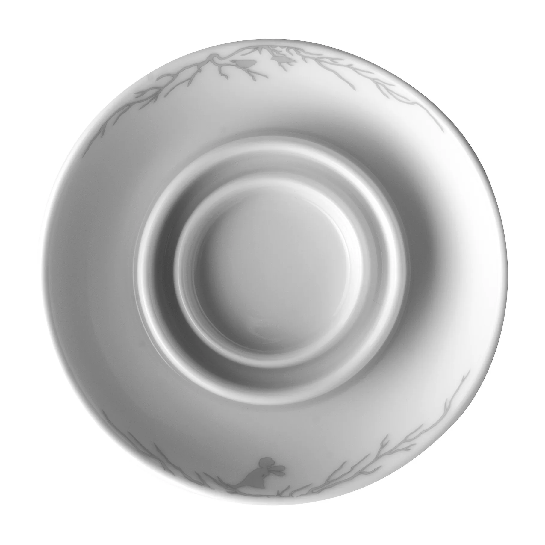 Alv lysestake Ø 14 cm, Hvit-grå Wik & Walsøe