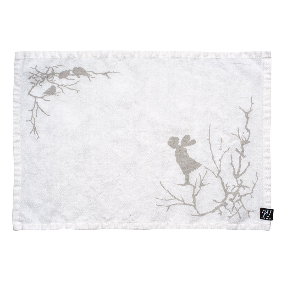 Wik & Walsøe Alv spisebrikke 33x47 cm Hvit