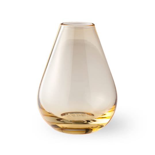 Falla glassvase 15 cm - Klar-gul - Wik & Walsøe