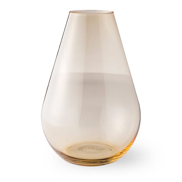 Falla glassvase 25 cm - Klar-gul - Wik & Walsøe