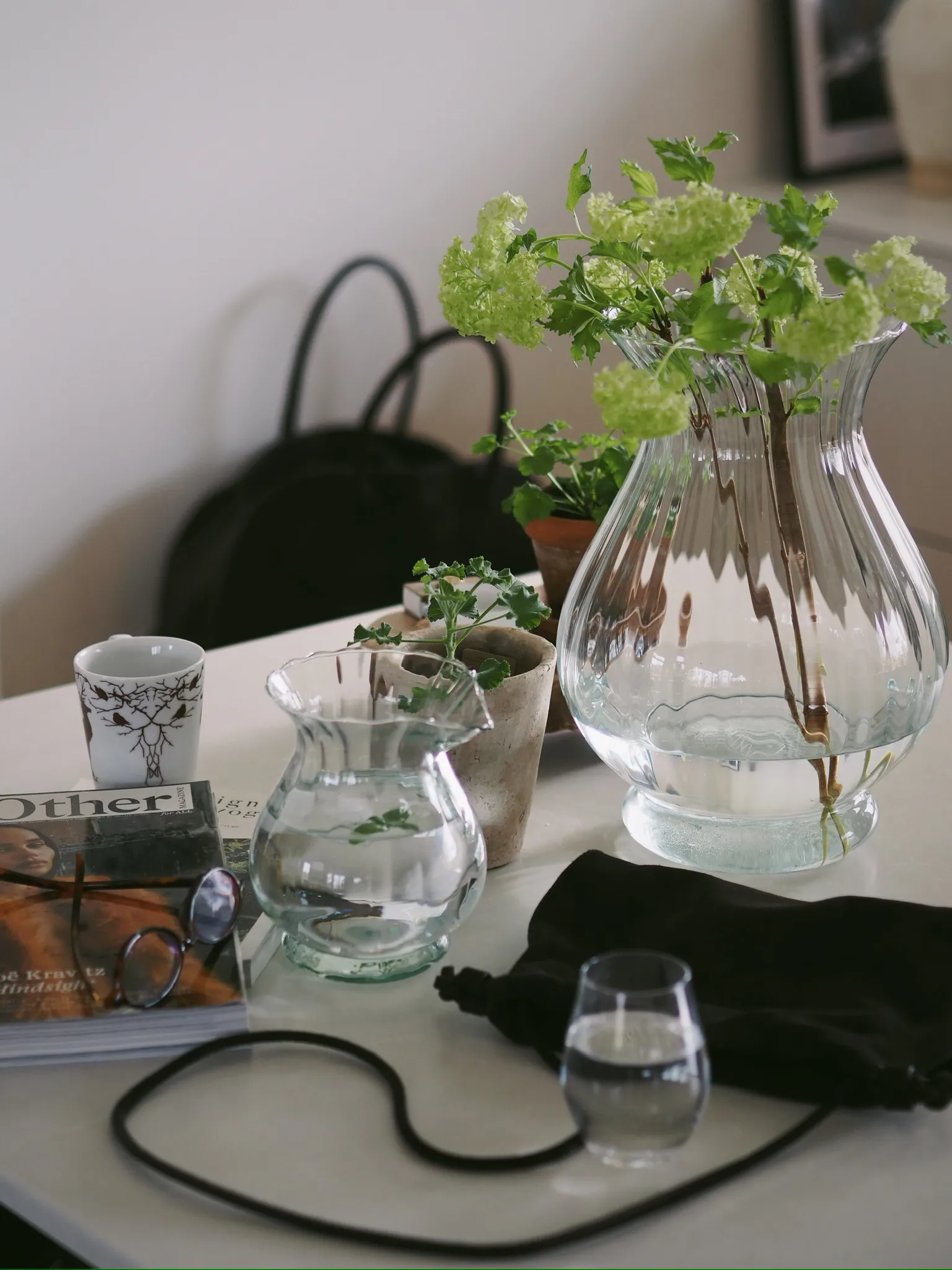 Falla resirkulert vase 17,5 cm, Klar Wik & Walsøe