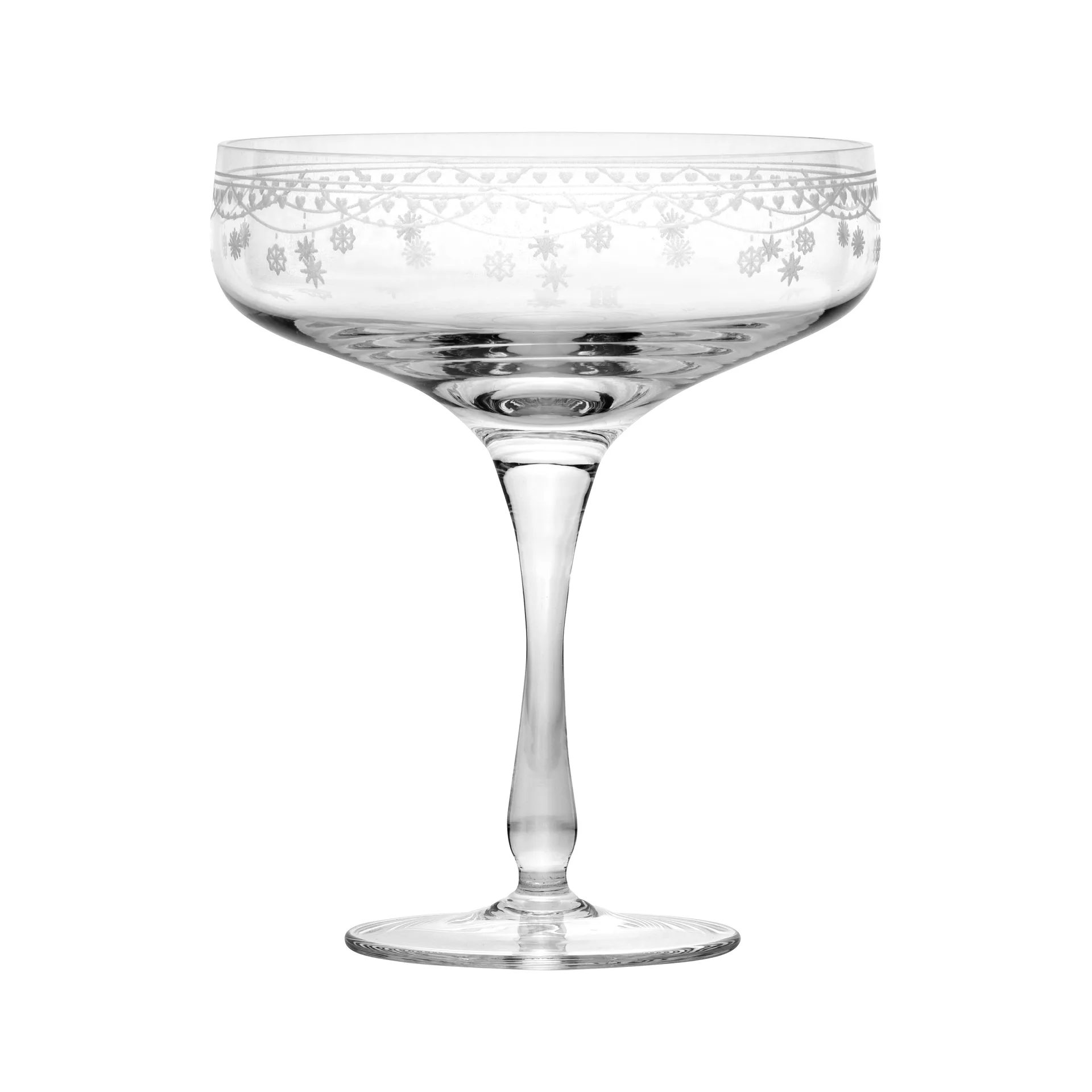 Julemorgen champagneglass, 20 cl Wik & Walsøe