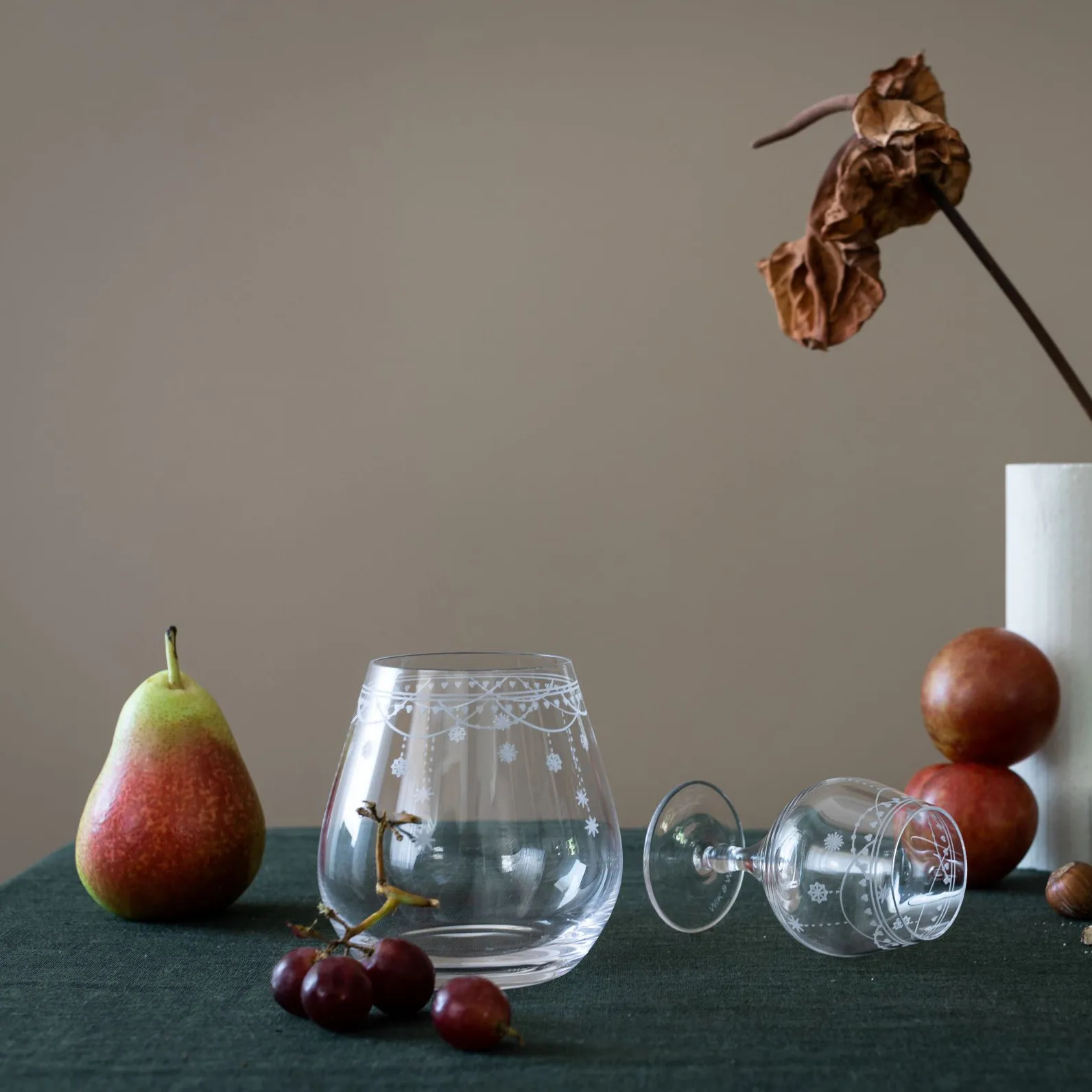 Julemorgen drikkeglass, 35 cl Wik & Walsøe