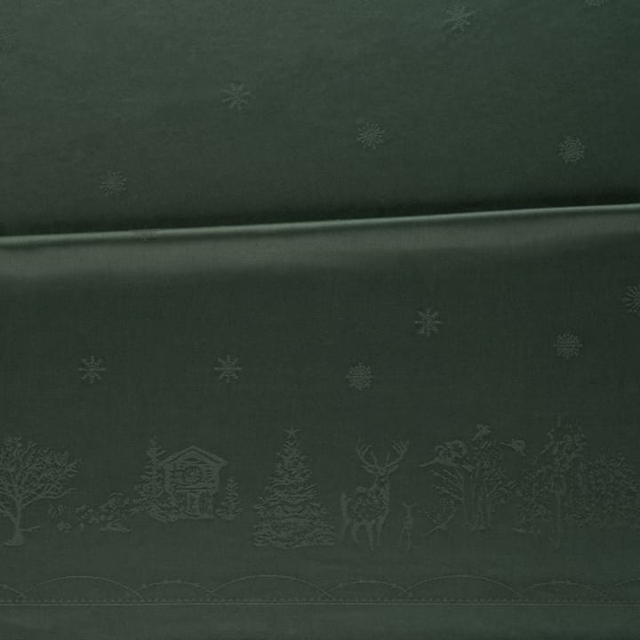 Julemorgen duk - Grønn, 140x240 cm - Wik & Walsøe