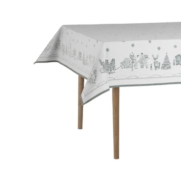 Julemorgen duk - Hvit-grønn, 140x340 cm - Wik & Walsøe